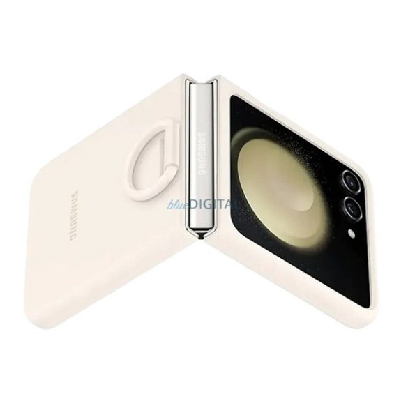 SAMSUNG szilikon telefonvédő (telefongyűrű) KRÉM Samsung Galaxy Z Flip5 5G (SM-F731)
