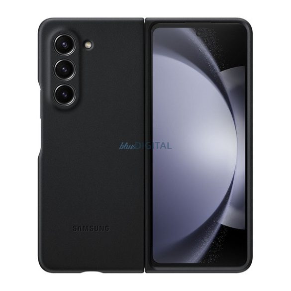 SAMSUNG műanyag telefonvédő (ECO bőr hatású hátlap) GRAFIT Samsung Galaxy Z Fold5 5G (SM-F946)