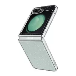   SPIGEN LIQUID CRYSTAL GLITTER szilikon telefonvédő (közepesen ütésálló, légpárnás sarok, csillámporos) ÁTLÁTSZÓ Samsung Galaxy Z Flip5 5G (SM-F731)