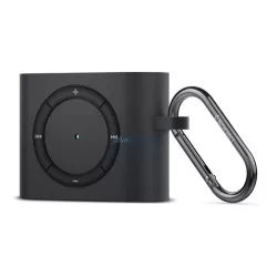   SPIGEN CLASSIC SHUFFLE szilikon tok (karabiner) FEKETE Apple AirPods Pro