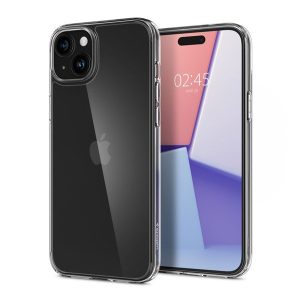 SPIGEN AIRSKIN HYBRID szilikon telefonvédő (ultravékony, 0.5 mm) ÁTLÁTSZÓ Apple iPhone 15