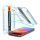 SPIGEN EZ FIT HD képernyővédő üveg 2db (2.5D, tokbarát, ultravékony, 0.2mm, 9H + segédkeret) ÁTLÁTSZÓ Apple iPhone 15