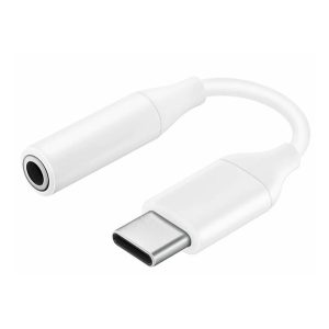 Designed for SAMSUNG adapter kábel (3.5mm jack aljzat - Type-C, EE-UC10JUWEGWW kompatibilis) FEHÉR