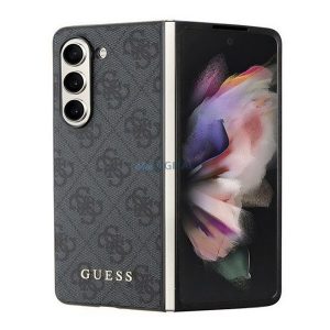 CG MOBILE GUESS 4G CHARMS műanyag telefonvédő (textil hátlap) SZÜRKE Samsung Galaxy Z Fold5 5G (SM-F946)