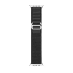   DUX DUCIS GS pótszíj (egyedi méret, nagy, textil, állítható) FEKETE Apple Watch Series 1 42mm, Apple Watch Series 2 42mm, Apple Watch Series 3 42mm, Apple Watch Series 4 44mm, Apple Watch Series 5 44mm, Apple Watch Series 6 44mm, Apple Wa
