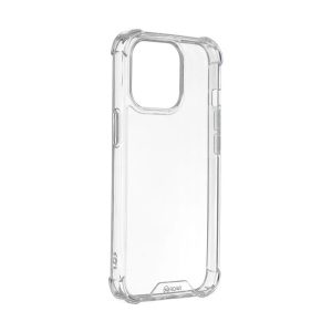 ROAR JELLY ARMOR műanyag telefonvédő (szilikon keret, közepesen ütésálló, légpárnás sarok) ÁTLÁTSZÓ Apple iPhone 15 Pro Max