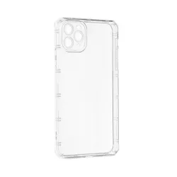   Szilikon telefonvédő (közepesen ütésálló, légpárnás keret) ÁTLÁTSZÓ Apple iPhone 15 Pro