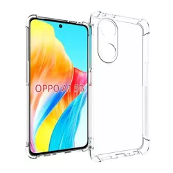   Szilikon telefonvédő (közepesen ütésálló, légpárnás sarok) ÁTLÁTSZÓ Oppo A98 5G