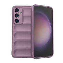   Szilikon telefonvédő (ütésállóság, kameravédő, 3D) LILA Samsung Galaxy S23 FE (SM-S711)