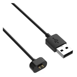 Töltőkábel USB (mágneses, 100cm) FEKETE Amazfit Band 7