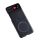 Műanyag telefonvédő (bőr hatású hátlap, Magsafe kompatibilis) FEKETE Motorola Razr 40 5G