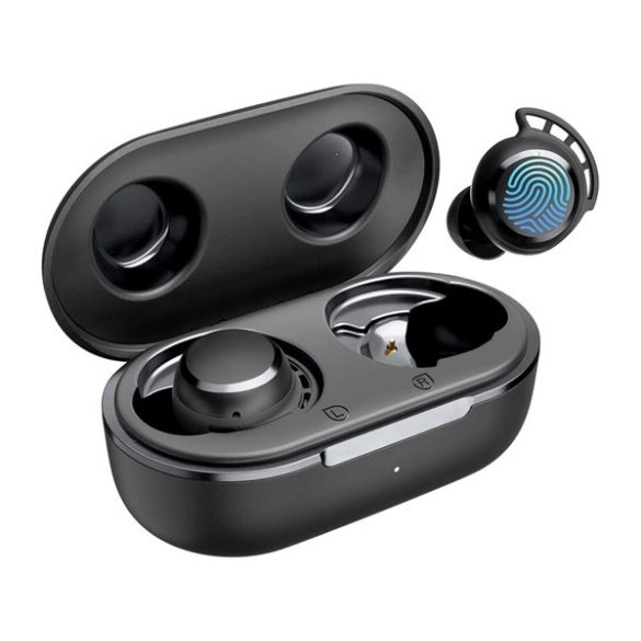 TRIBIT FLYBUDS 3 BTH92SC bluetooth fülhallgató SZTEREO (v5.3, TWS, mikrofon, zajszűrő, IPX7 vízálló + töltőtok) FEKETE