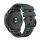 Pótszíj (egyedi méret, 20mm, szilikon, fekete csat, QuickFit csatlakozás) SÖTÉTZÖLD/FEKETE Garmin Epix Pro (Gen2) 42mm, Garmin Fenix 5S, Garmin Fenix 5S Plus, Garmin Fenix 6S, Garmin Fenix 6S Pro, Garmin Fenix 6S Pro Solar, Garmin Fenix 6S Solar, Gar