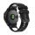 Pótszíj (egyedi méret, 22mm, szilikon, fekete csat, QuickFit csatlakozás) FEKETE/FEHÉR Garmin Epix (Gen2), Garmin Fenix 3, Garmin Fenix 3 HR, Garmin Fenix 5, Garmin Fenix 6, Garmin Fenix 6 Pro, Garmin Fenix 6 Pro Solar, Garmin Fenix 6 Sapphire, Garmi