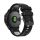 Pótszíj (egyedi méret, 22mm, szilikon, fekete csat, QuickFit csatlakozás) FEKETE/SZÜRKE Garmin Epix (Gen2), Garmin Fenix 3, Garmin Fenix 3 HR, Garmin Fenix 5, Garmin Fenix 6, Garmin Fenix 6 Pro, Garmin Fenix 6 Pro Solar, Garmin Fenix 6 Sapphire, Garm