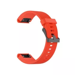   Pótszíj (egyedi méret, 20mm, szilikon, rombusz, QuickFit csatlakozás) PIROS Garmin Epix Pro (Gen2) 42mm, Garmin Fenix 5S, Garmin Fenix 5S Plus, Garmin Fenix 6S, Garmin Fenix 6S Pro, Garmin Fenix 6S Pro Solar, Garmin Fenix 6S Sapphire, Garmin Feni