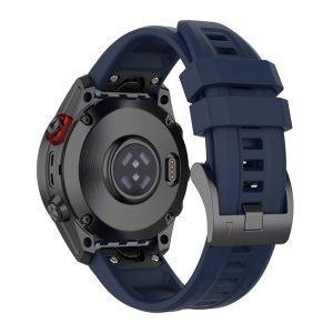 Pótszíj (egyedi méret, 22mm, szilikon, QuickFit csatlakozás) SÖTÉTKÉK Garmin Epix (Gen2), Garmin Fenix 3, Garmin Fenix 3 HR, Garmin Fenix 5, Garmin Fenix 6, Garmin Fenix 6 Pro, Garmin Fenix 6 Pro Solar, Garmin Fenix 6 Sapphire, Garmin Fenix