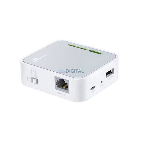 TP-LINK NANO AC750 WIFI hordozható router (Ethernet port, USB port, HOTSPOT, 433 Mbps) FEHÉR