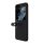 NILLKIN FLEX FLIP műanyag telefonvédő (mikrofiber plüss belső, telefontartó gyűrű, matt) FEKETE Samsung Galaxy Z Flip5 5G (SM-F731)