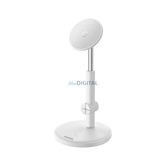 BASEUS MAGPRO asztali tartó (univerzális, állítható kar, 360°-ban forgatható, MagSafe kompatibilis) FEHÉR