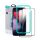 ESR képernyővédő üveg 2db (2.5D lekerekített szél, 0.3mm, 9H, ujjlenyomat mentes + felhelyezést segítő keret) FEKETE Apple iPhone 15 Pro Max