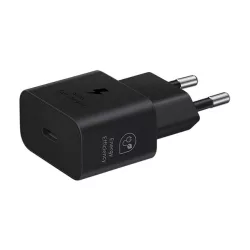   SAMSUNG hálózati töltő Type-C aljzat (25W, GaN, PD gyorstöltő) FEKETE
