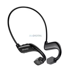   AWEI A897BL bluetooth fülhallgató SZTEREO (v5.3, fülre akasztható, mikrofon, IPX4 vízálló, SPORT) FEKETE