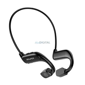 AWEI A897BL bluetooth fülhallgató SZTEREO (v5.3, fülre akasztható, mikrofon, IPX4 vízálló, SPORT) FEKETE