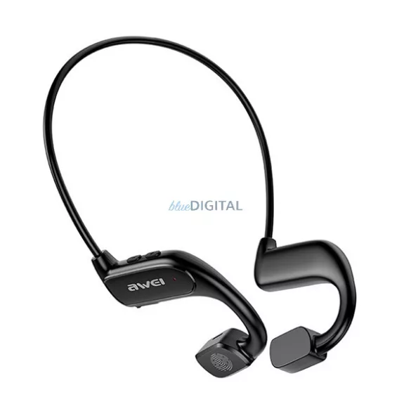 AWEI A897BL bluetooth fülhallgató SZTEREO (v5.3, fülre akasztható, mikrofon, IPX4 vízálló, SPORT) FEKETE