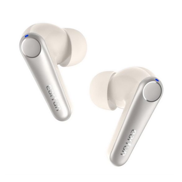 EARFUN AIR PRO 3 bluetooth fülhallgató SZTEREO (v5.3, TWS, mikrofon, aktív zajszűrő, IPX5 vízálló + töltőtok) FEHÉR