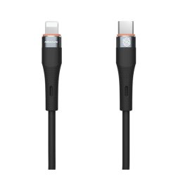   NILLKIN FLOWSPEED adatkábel (Type-C - lightning, 27W, PD gyorstöltő, 100cm) FEKETE