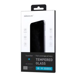   NILLKIN PRIVACY képernyővédő üveg (2.5D, full glue, teljes felületén tapad, betekintés ellen, 0.33mm, 9H) FEKETE Apple iPhone 15 Pro