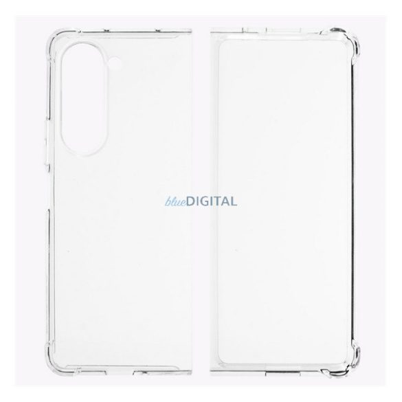 Szilikon telefonvédő (közepesen ütésálló, légpárnás sarok) ÁTLÁTSZÓ Samsung Galaxy Z Fold5 5G (SM-F946)