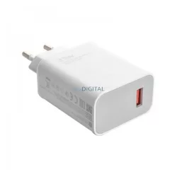  XIAOMI MDY-14-EL hálózati töltő USB aljzat (33W, PD gyorstöltő) FEHÉR