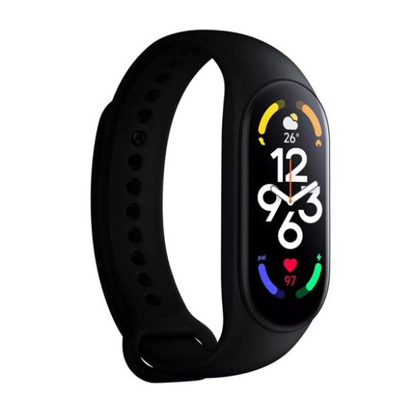 XIAOMI Mi Smart Band 7 NFC bluetooth okoskarkötő (aktivitásmérő, alvásmonitor, vízálló, 5 ATM, NFC) FEKETE