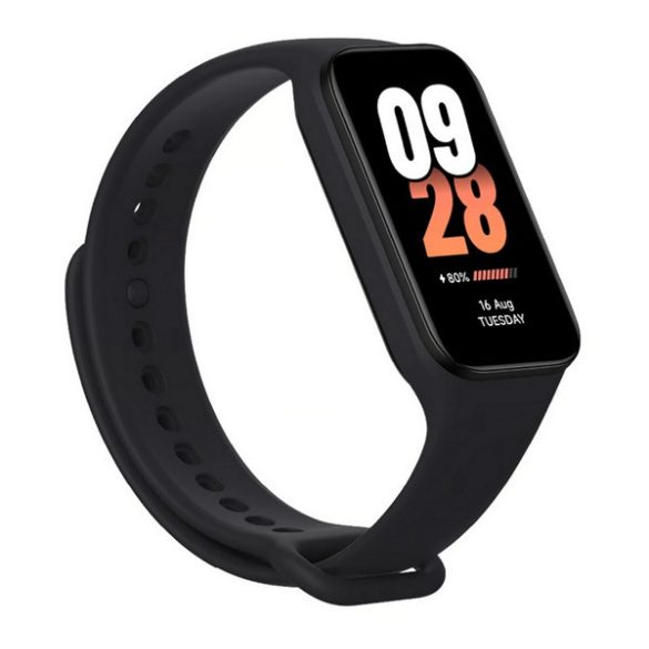 XIAOMI Smart Band 8 Active bluetooth okoskarkötő (v5.3, aktivitásmérő, alvásmonitor, 50 sport mód, vízálló) FEKETE