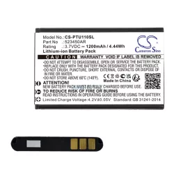   CAMERON SINO Li-Ion akku (3.7V/1200mAh, Panasonic 523450AR kompatibilis) FEKETE