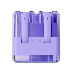   MONSTER XKT12 bluetooth fülhallgató SZTEREO (v5.3, TWS, gamer, mikrofon, zajszűrő + töltőtok) LILA
