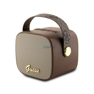 GUESS 4G STRAP bluetooth hangszóró (v5.3, 5W, 1200mAh belső akku, kézpánt) BARNA