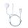 DEVIA SMART töltőkábel 2in1 (USB - lightning 8pin + Apple Watch mágneses, 5V / 2A, PD gyorstöltés, 120cm) FEHÉR Apple IPAD, IPAD 2, IPAD (3rd Generation)