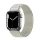 Pótszíj (egyedi méret, kicsi, nylon, SPORT) FEHÉR Apple Watch Series 9 41mm, Watch Series 8 41mm, Watch Series 7 41mm