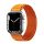 Pótszíj (egyedi méret, nylon, állítható, SPORT) NARANCSSÁRGA Apple Watch Series 9 41mm, Watch Series 8 41mm, Watch Series 7 41mm