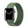 Pótszíj (egyedi méret, kicsi, nylon, SPORT) VILÁGOSZÖLD Apple Watch Series 9 41mm, Watch Series 8 41mm, Watch Series 7 41mm