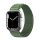 Pótszíj (egyedi méret, nylon, állítható, SPORT) VILÁGOSZÖLD Apple Watch Series 9 41mm, Watch Series 8 41mm, Watch Series 7 41mm