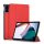 Tok álló, bőr hatású (aktív book, TRIFOLD asztali tartó) PIROS Xiaomi Redmi Pad SE