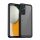 Műanyag telefonvédő (szilikon keret, ütésállóság, átlátszó hátlap) FEKETE Samsung Galaxy A15 (SM-A155), Galaxy A15 5G (SM-A156)