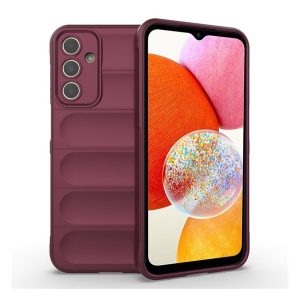 Szilikon telefonvédő (közepesen ütésálló, kamera védelem, 3D minta) BORDÓ Samsung Galaxy A15 (SM-A155), Galaxy A15 5G (SM-A156)