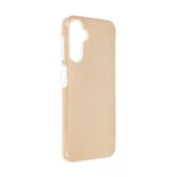   Szilikon telefonvédő (műanyag belső, csillogó hátlap) ARANY Samsung Galaxy A25 5G (SM-A256)