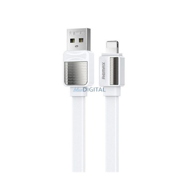REMAX PLATINUM PRO adatkábel (USB - lightning, 2.4A, gyorstöltő, 100cm) FEHÉR
