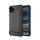 Defender műanyag telefonvédő (közepesen ütésálló, légpárnás sarok, szilikon belső, fémhatás) FEKETE Samsung Galaxy S24 Plus (SM-S926)